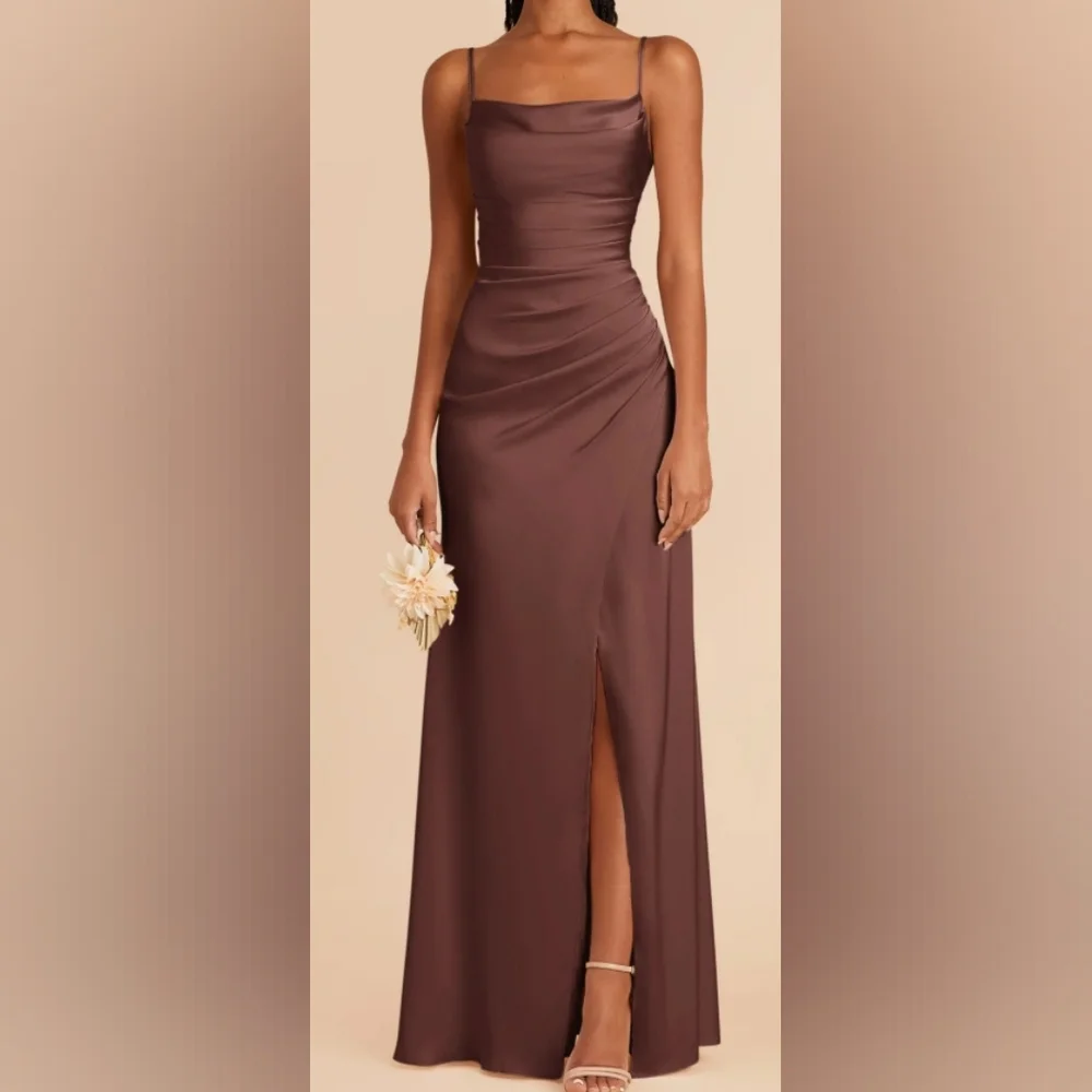 Birdie Grey Lydia Matte Cowl Neck Dress Size Large Holiday Party Dress - Picture 1 of 15